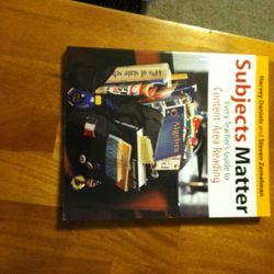 Book Subjects Matter: Teachers Guide To Reading