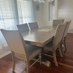 Dining Room Table and Server (Rooms To Go) 