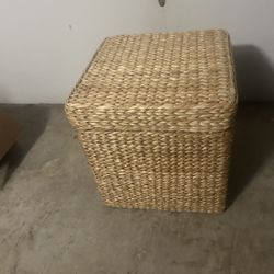 Wicker Storage Cube 