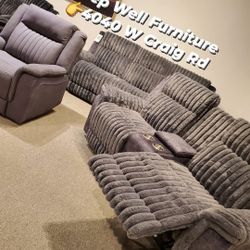 🌟 Reclining Sectional, Sofa 🌟 Furniture Queen Bedrooms, Dining Avail 