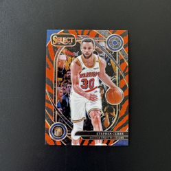 2024-25 Panini Select Stephen Curry #209 Courtside TIGER Prizm