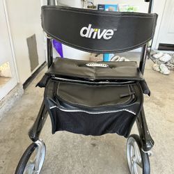 Drive Nitro Elite Carbon Fiber Rollator Walker