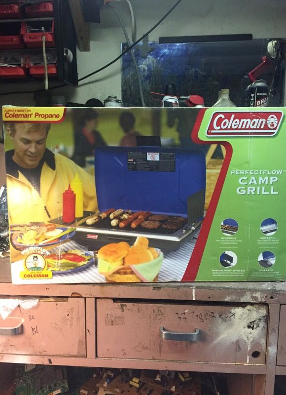 Coleman portable camp grill