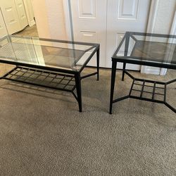 Glass Table Set