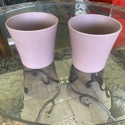 Two Ceramic Pots In Excellent Condition 