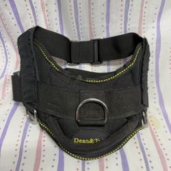 Dean And Tylers Dog Harness Black/Yellow Small