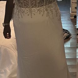 New Elegant Wedding Dress Plus Size
