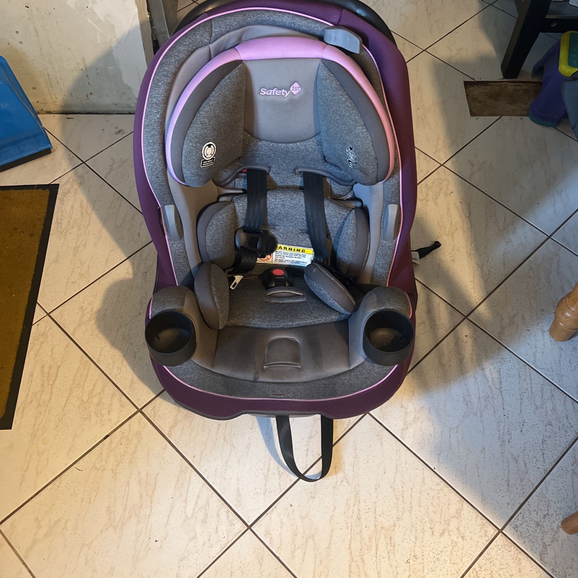 Safety 1st Go-and-Grow Convertible 3 In One Purple Car Seat 