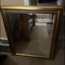 Vintage Gold Wall Mirror