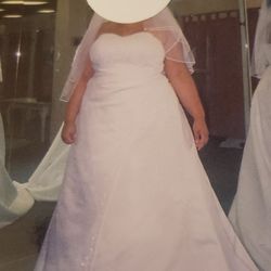Wedding dress. 