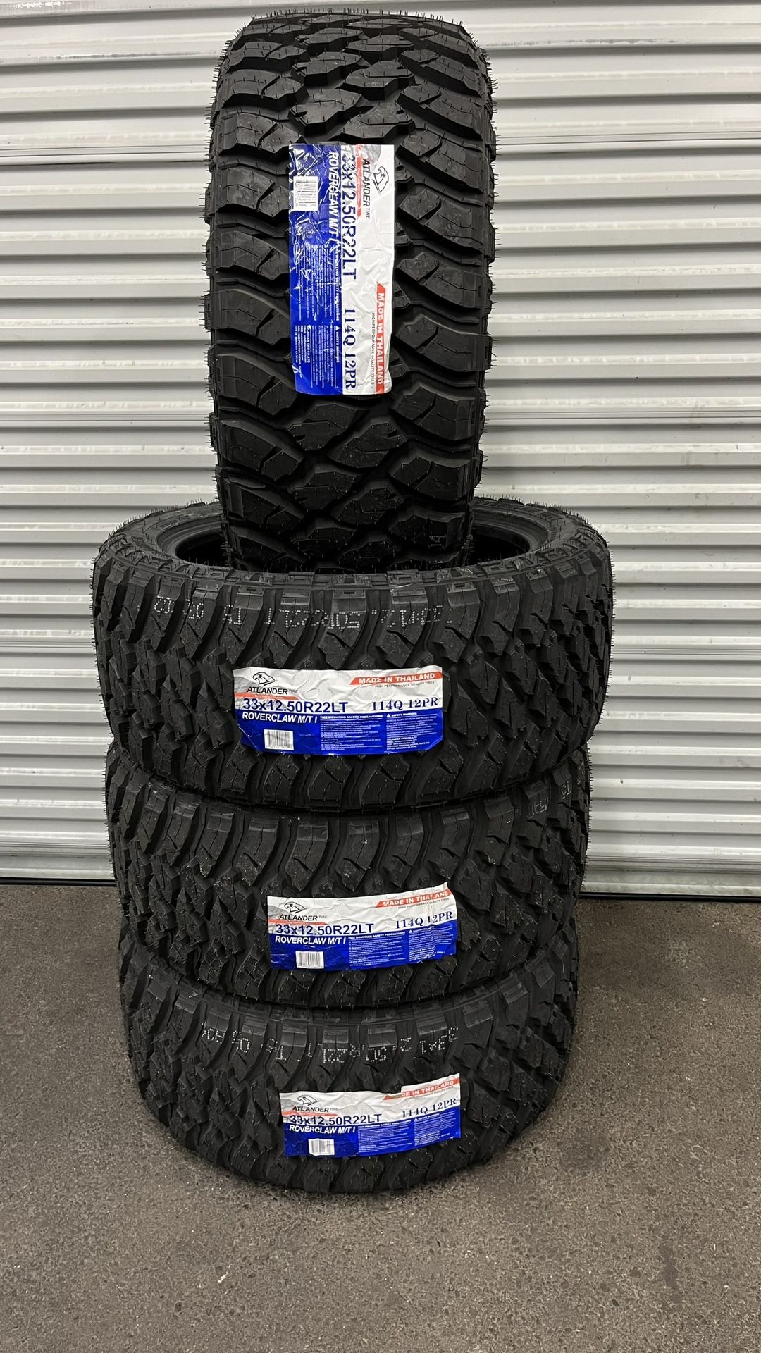 4 BRAND NEW TIRES 33x12.50r22.