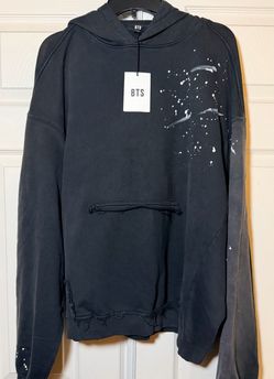 BTS Arirang Tour Black Distressed Hoodie