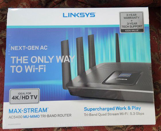 Linksys AC5400 Router - New In Box
