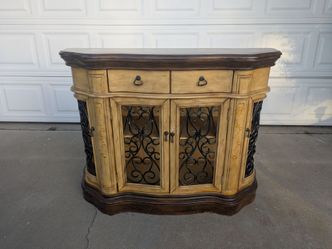 Wood Credenza/ shoe rack