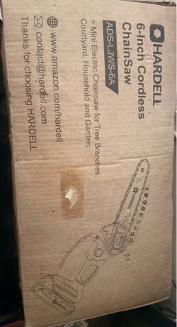 Hardell 6-Inch Cordless Chainsaw ADS-LJWS-6A