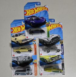 Hotwheels Classic Car Set of 5