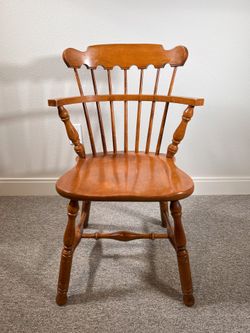 SPLENDID Dining Chairs - x 6 - Tell City - Windsor - Hard Rock Maple - delivery available