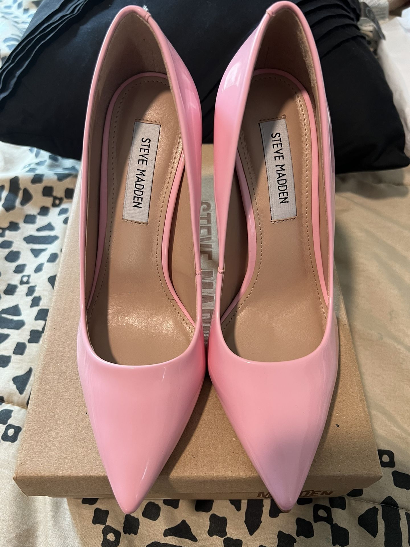 Pink Patent Heels