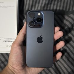 iPhone 15 Pro 128gb Unlocked Blue Titanium