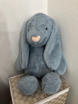 Blue bunny stuffed animal