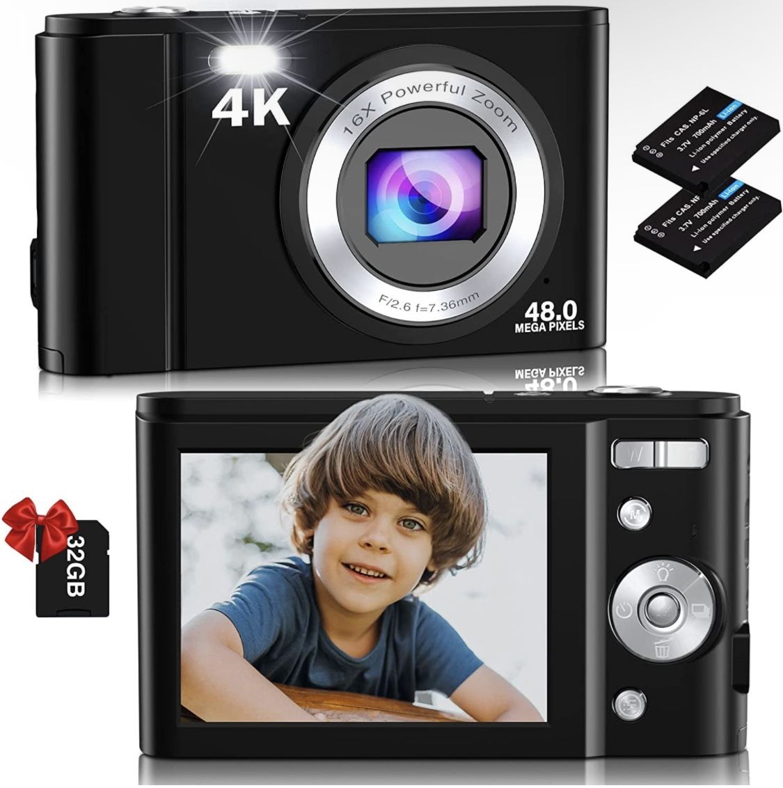 4K FHD 48MP Kids Camera(brand New)