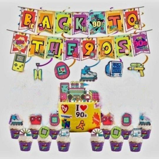 Back To The 90's Party Supplies
