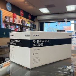 Sigma 70-200mm F2.8 For Sony. Latest Release