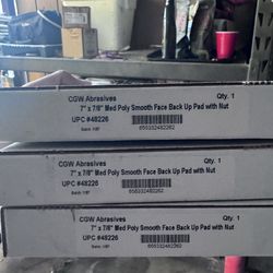 CGW Med Poly Smooth Face Back Up Pad