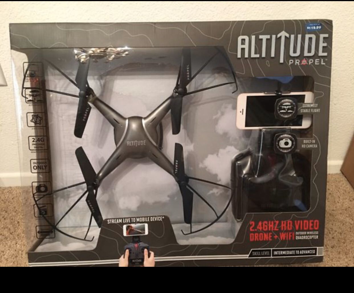 Altitude Propel Drone, never New In Box