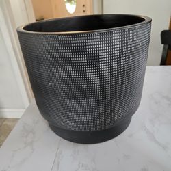 Large Outdoor Black Planter
