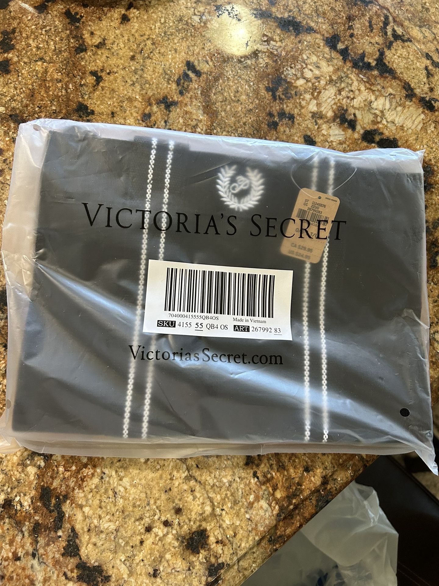 Victorias Secret Canvas Mini Tote Bag 