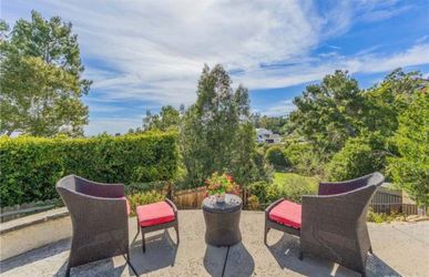 Patio chairs and coffee table