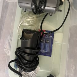 Aquarium Filter And Air Pump And Air Stones