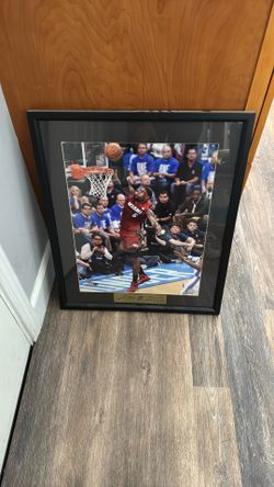 LeBron Autographed Portrait