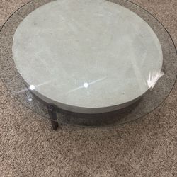 Glass Top Coffee Table 