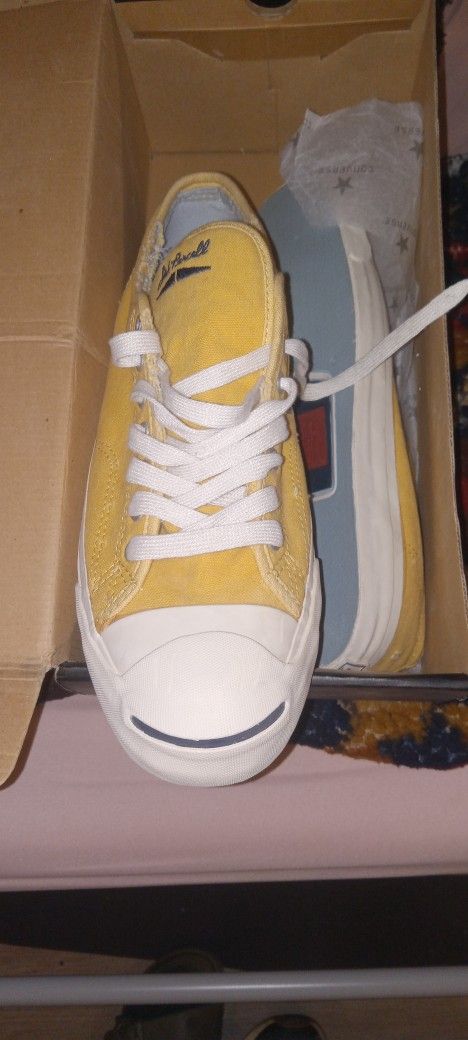 Deadstock 1980s Vintage Jack Purcell Converse Smiley Face