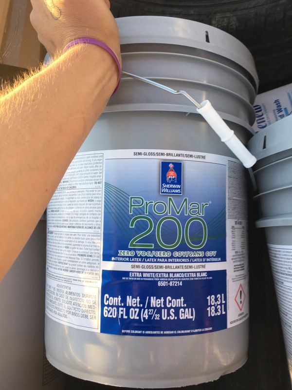 ProMar 200 semi gloss/ extra white 18.3L $45.