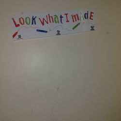 Cute "LOOK WHAT I MADE" Sign