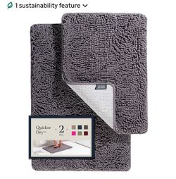 BELADOR Bathroom Rugs Sets 2 Piece