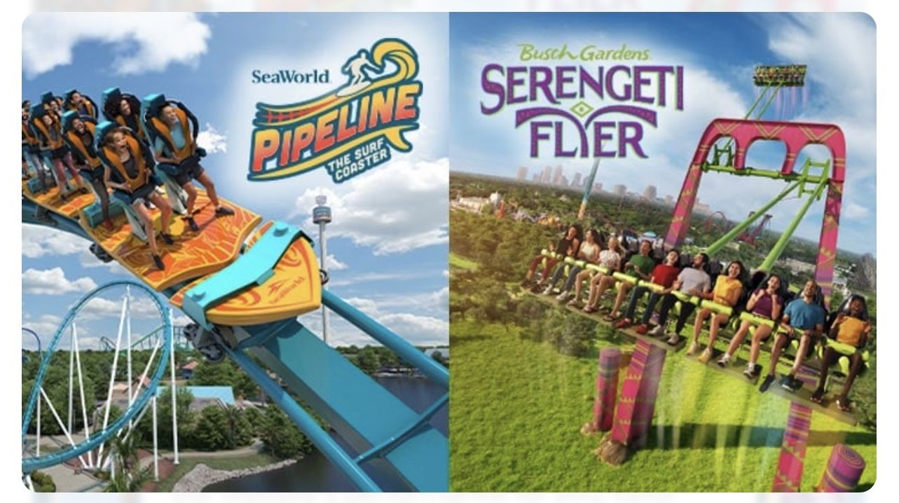 SEAWORLD, AQUATICA, BUSCH GARDENS