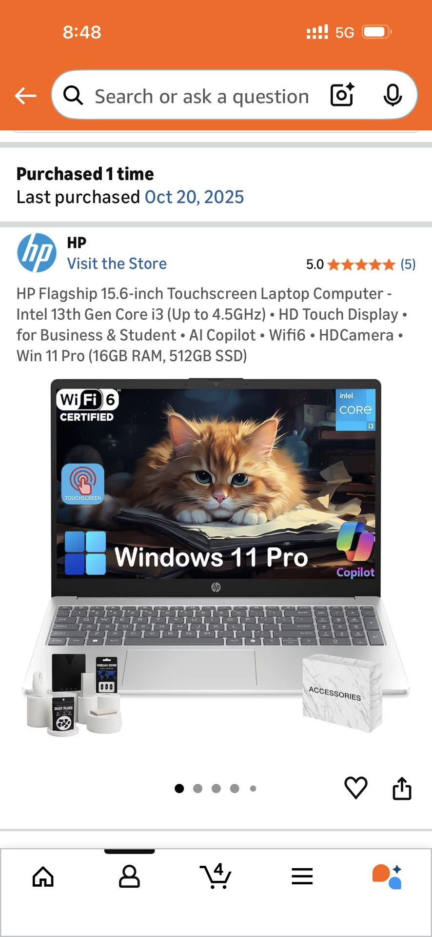 Like New Hp 15.6 In Flagship Laptop 