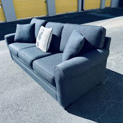 Luxurious High End Robb & Stucky Queen Sleeper Sofa (Mattress Never Used)