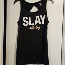Slay All Day Tunic Tank Small