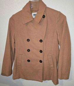 Old Navy Women's Button Down Pea Coat Jacket Size XS
