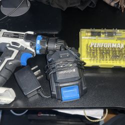 Spare Tools Drill And Screw Driving Set 