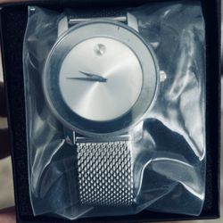 Bran New  Watch With Steel Bangle Mesh Strap