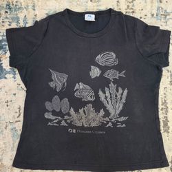 Princess Cruises Tropical Fish Graphic T-Shirt – Women's Large – Made in USA