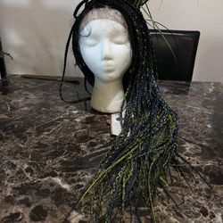 Human Hair Braided Wig