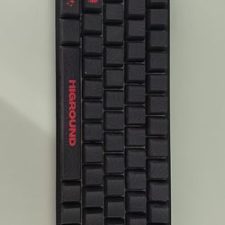 HIGROUND Gaming keyboard TTC White flame (Red switch)