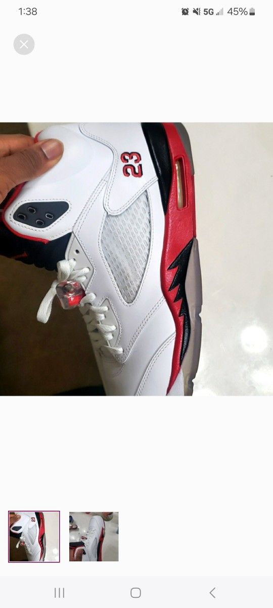 Jordan Fire Red 5s